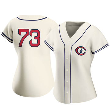 Authentic Adbert Alzolay Women's Chicago Cubs Cream 2022 Field Of Dreams Jersey