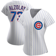 Authentic Adbert Alzolay Women's Chicago Cubs White Home Jersey