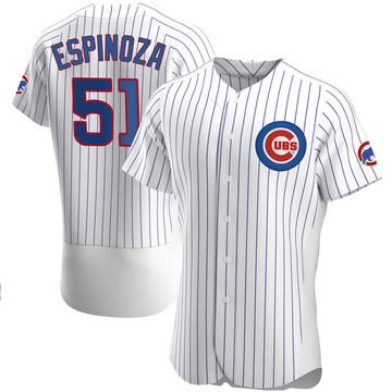 Authentic Anderson Espinoza Men's Chicago Cubs White Home Jersey