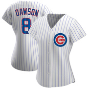 Authentic Andre Dawson Women's Chicago Cubs White Home Jersey