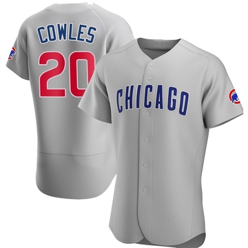 Authentic Ben Cowles Men's Chicago Cubs Gray Road Jersey