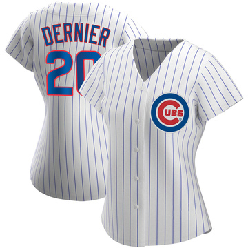Authentic Bob Dernier Women's Chicago Cubs White Home Jersey
