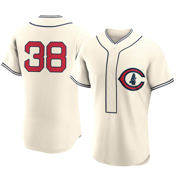 Authentic Carlos Zambrano Men's Chicago Cubs Cream 2022 Field Of Dreams Jersey