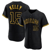 Authentic Carson Kelly Men's Chicago Cubs Black Snake Skin City Jersey