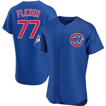 Authentic Chris Flexen Men's Chicago Cubs Royal Alternate Jersey