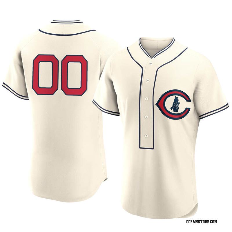 Authentic Custom Men's Chicago Cubs Cream 2022 Field Of Dreams Jersey