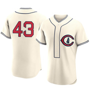 Authentic Dennis Eckersley Men's Chicago Cubs Cream 2022 Field Of Dreams Jersey