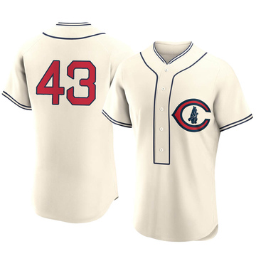 Authentic Dennis Eckersley Men's Chicago Cubs Cream 2022 Field Of Dreams Jersey