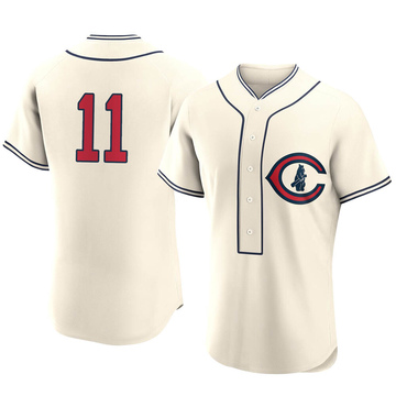 Authentic Drew Smyly Men's Chicago Cubs Cream 2022 Field Of Dreams Jersey