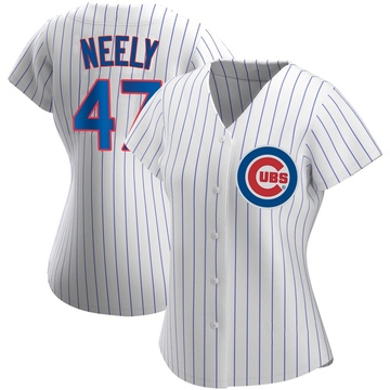 Authentic Jack Neely Women's Chicago Cubs White Home Jersey
