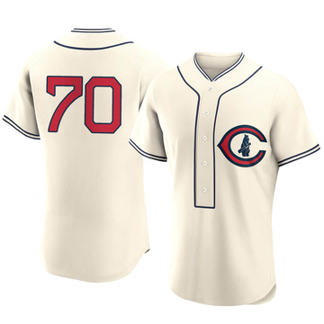 Authentic Joe Maddon Men's Chicago Cubs Cream 2022 Field Of Dreams Jersey