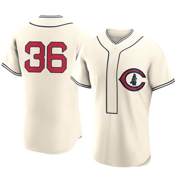 Authentic Jordan Wicks Men's Chicago Cubs Cream 2022 Field Of Dreams Jersey