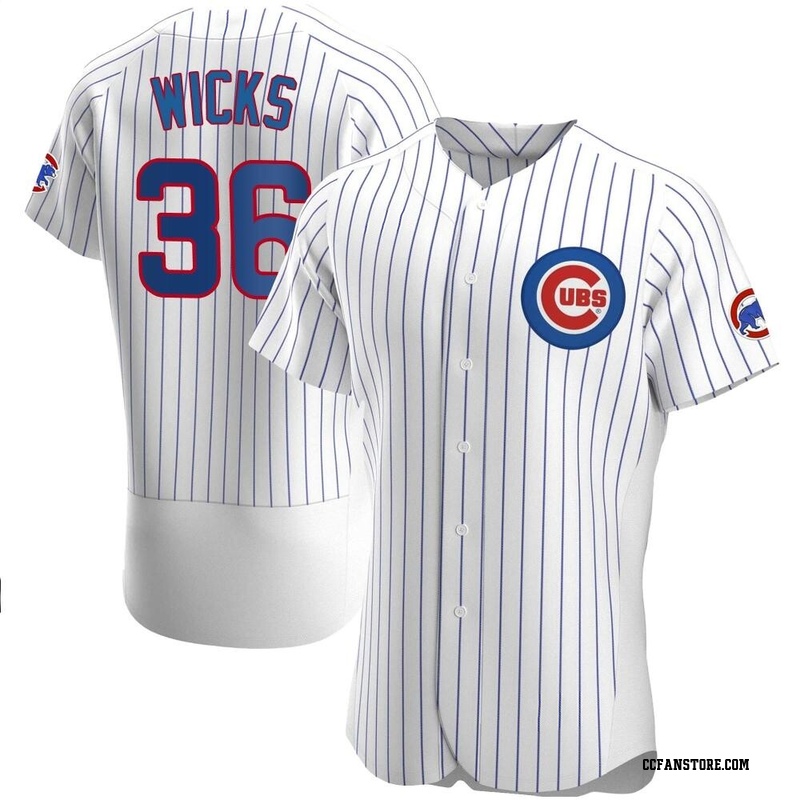 Authentic Jordan Wicks Men's Chicago Cubs White Home Jersey