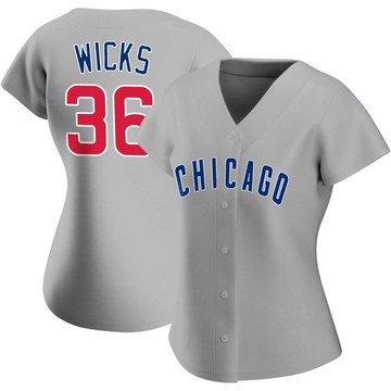 Authentic Jordan Wicks Women's Chicago Cubs Gray Road Jersey