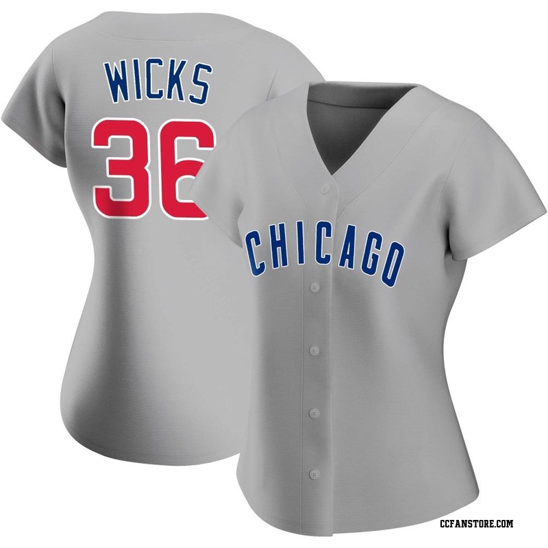Authentic Jordan Wicks Women's Chicago Cubs Gray Road Jersey