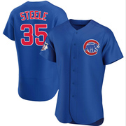 Authentic Justin Steele Men's Chicago Cubs Royal Alternate Jersey