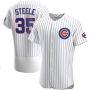 Authentic Justin Steele Men's Chicago Cubs White Home Jersey