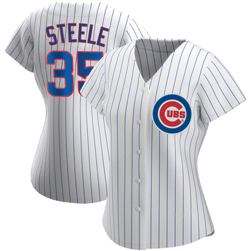 Authentic Justin Steele Women's Chicago Cubs White Home Jersey