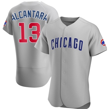 Authentic Kevin Alcantara Men's Chicago Cubs Gray Road Jersey