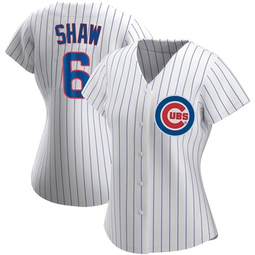 Authentic Matt Shaw Women's Chicago Cubs White Home Jersey
