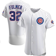 Authentic Michael Fulmer Men's Chicago Cubs White Home Jersey