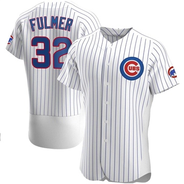 Authentic Michael Fulmer Men's Chicago Cubs White Home Jersey