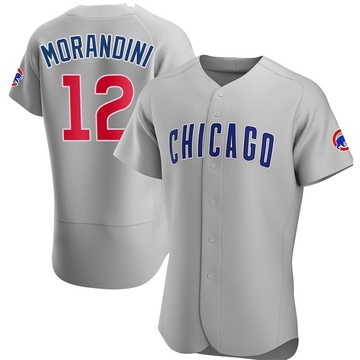 Authentic Mickey Morandini Men's Chicago Cubs Gray Road Jersey