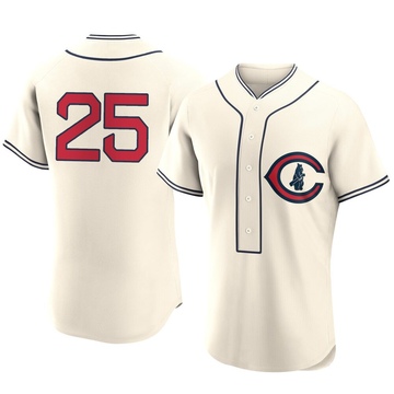 Authentic Moises Ballesteros Men's Chicago Cubs Cream 2022 Field Of Dreams Jersey