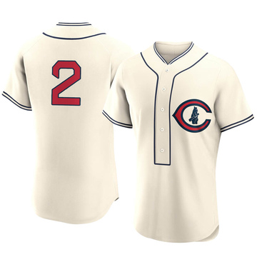 Authentic Nico Hoerner Men's Chicago Cubs Cream 2022 Field Of Dreams Jersey