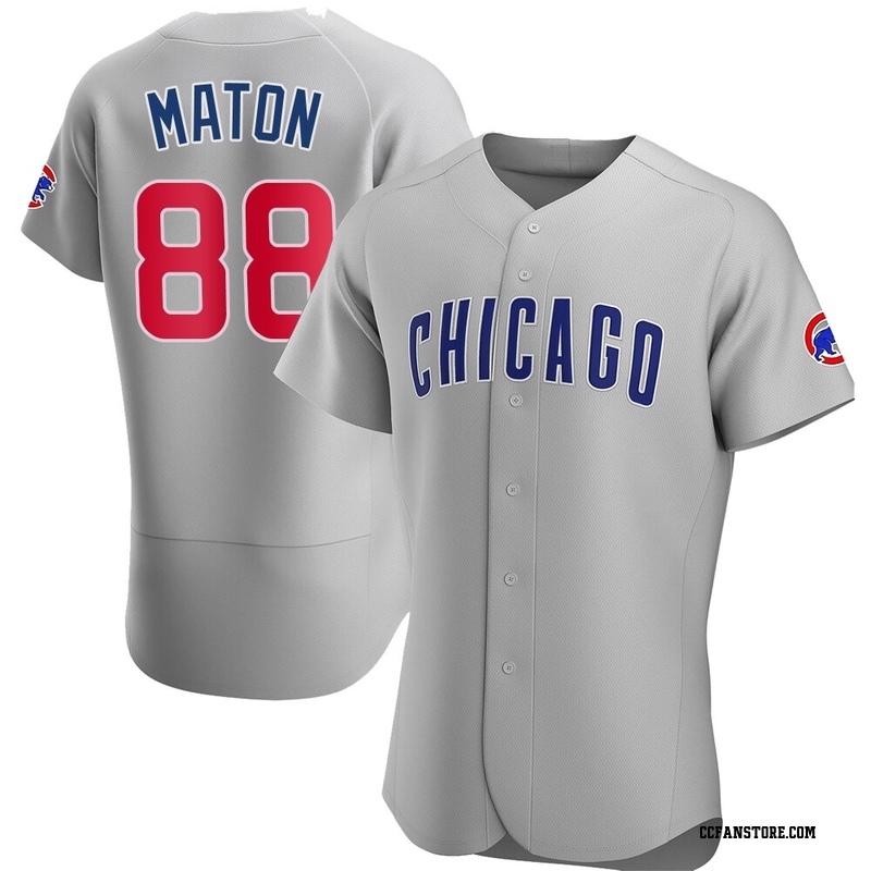 Authentic Phil Maton Men's Chicago Cubs Gray Road Jersey