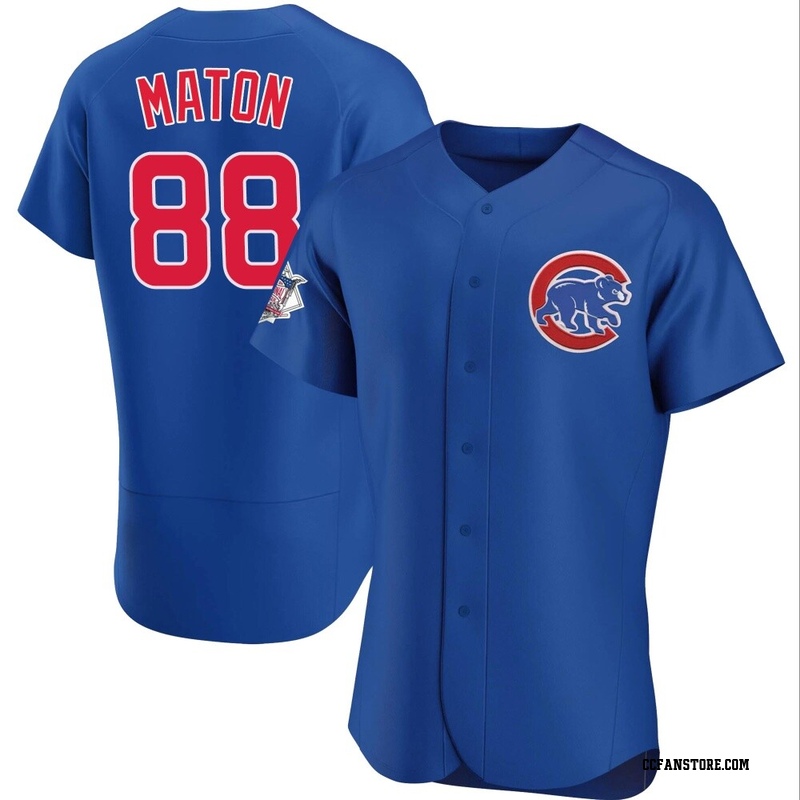 Authentic Phil Maton Men's Chicago Cubs Royal Alternate Jersey