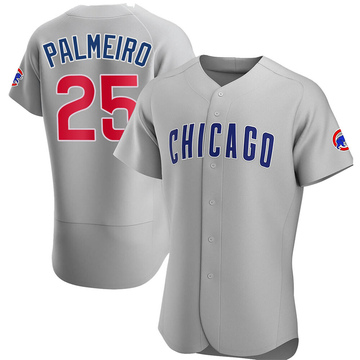 Authentic Rafael Palmeiro Men's Chicago Cubs Gray Road Jersey