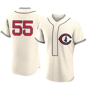 Authentic Ryan Pressly Men's Chicago Cubs Cream 2022 Field Of Dreams Jersey
