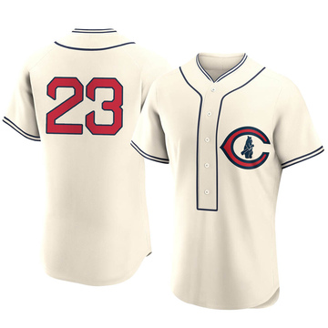 Authentic Ryne Sandberg Men's Chicago Cubs Cream 2022 Field Of Dreams Jersey