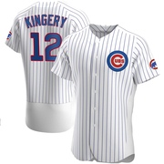 Authentic Scott Kingery Men's Chicago Cubs White Home Jersey