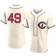 Authentic Trent Thornton Men's Chicago Cubs Cream 2022 Field Of Dreams Jersey