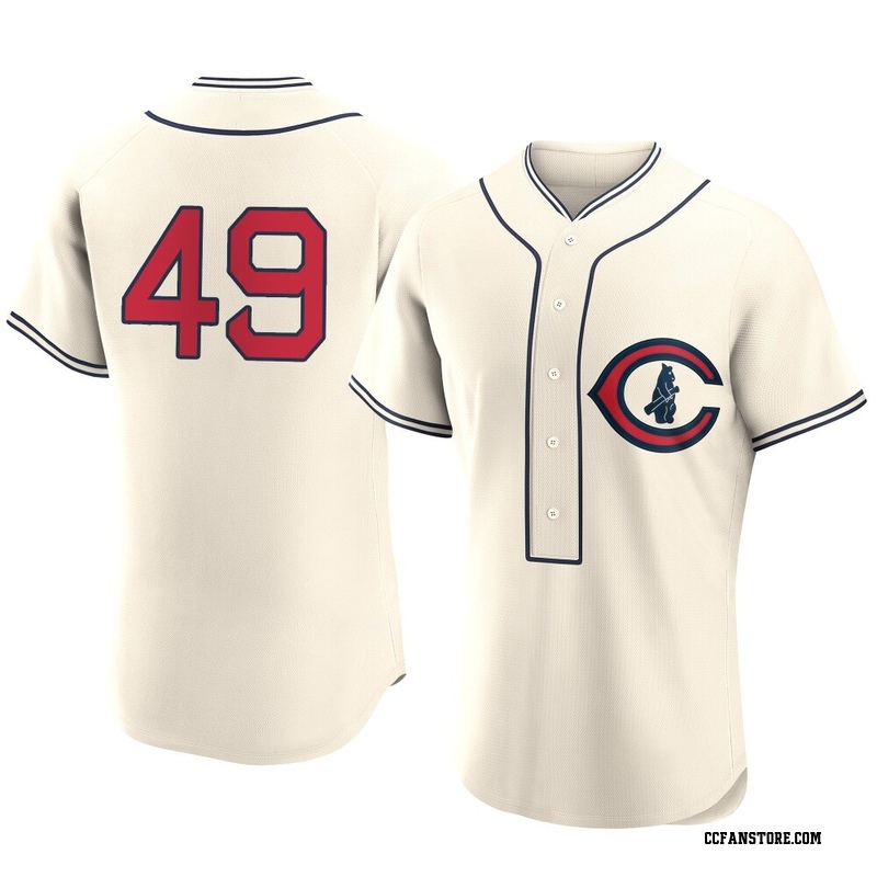 Authentic Trent Thornton Men's Chicago Cubs Cream 2022 Field Of Dreams Jersey
