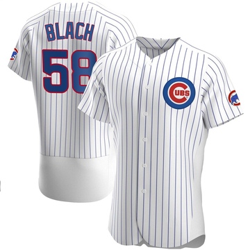 Authentic Ty Blach Men's Chicago Cubs White Home Jersey