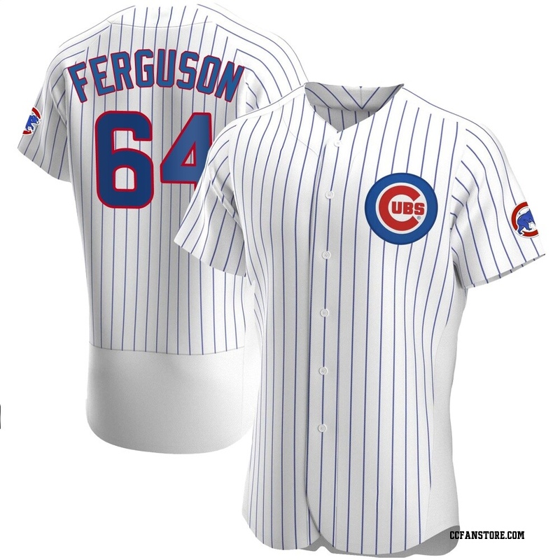 Authentic Tyler Ferguson Men's Chicago Cubs White Home Jersey