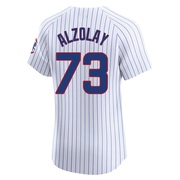 Elite Adbert Alzolay Men's Chicago Cubs White Home Jersey