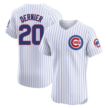 Elite Bob Dernier Men's Chicago Cubs White Home Jersey