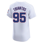 Elite James Triantos Men's Chicago Cubs White Home Jersey
