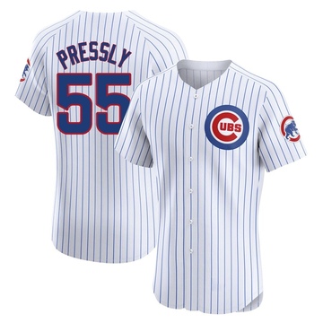 Elite Ryan Pressly Men's Chicago Cubs White Home Jersey