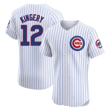 Elite Scott Kingery Men's Chicago Cubs White Home Jersey