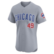 Elite Tyson Miller Men's Chicago Cubs Gray Road Jersey