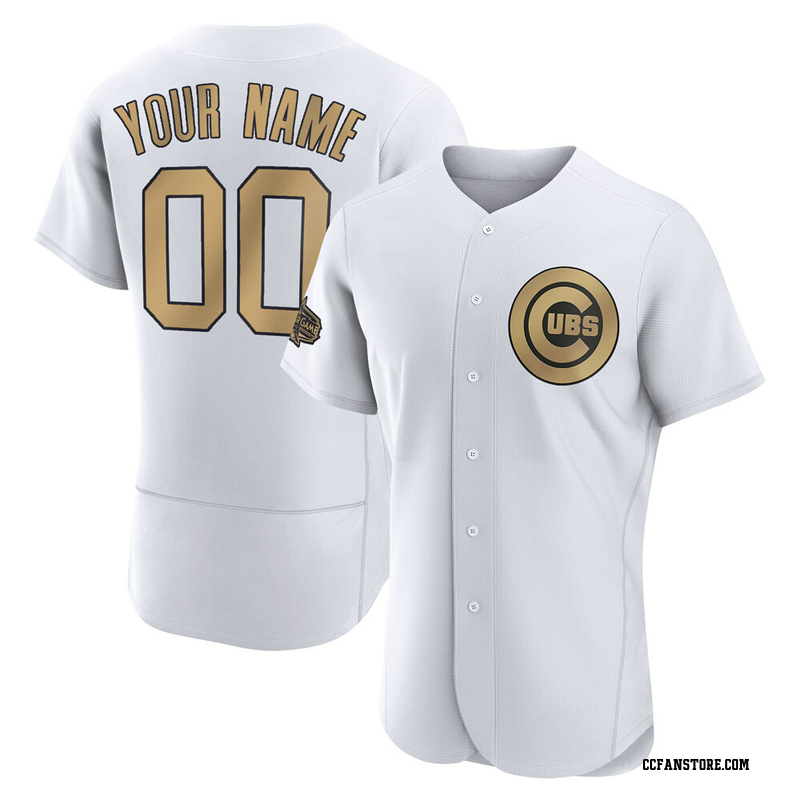 Game Custom Men's Chicago Cubs White Authentic 2022 All-Star Jersey