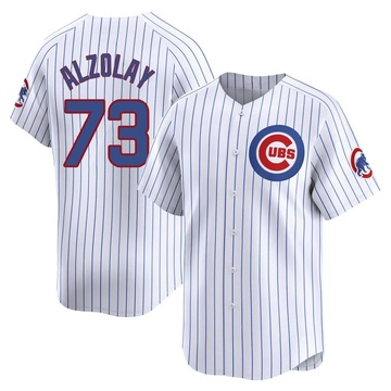 Limited Adbert Alzolay Youth Chicago Cubs White Home Jersey