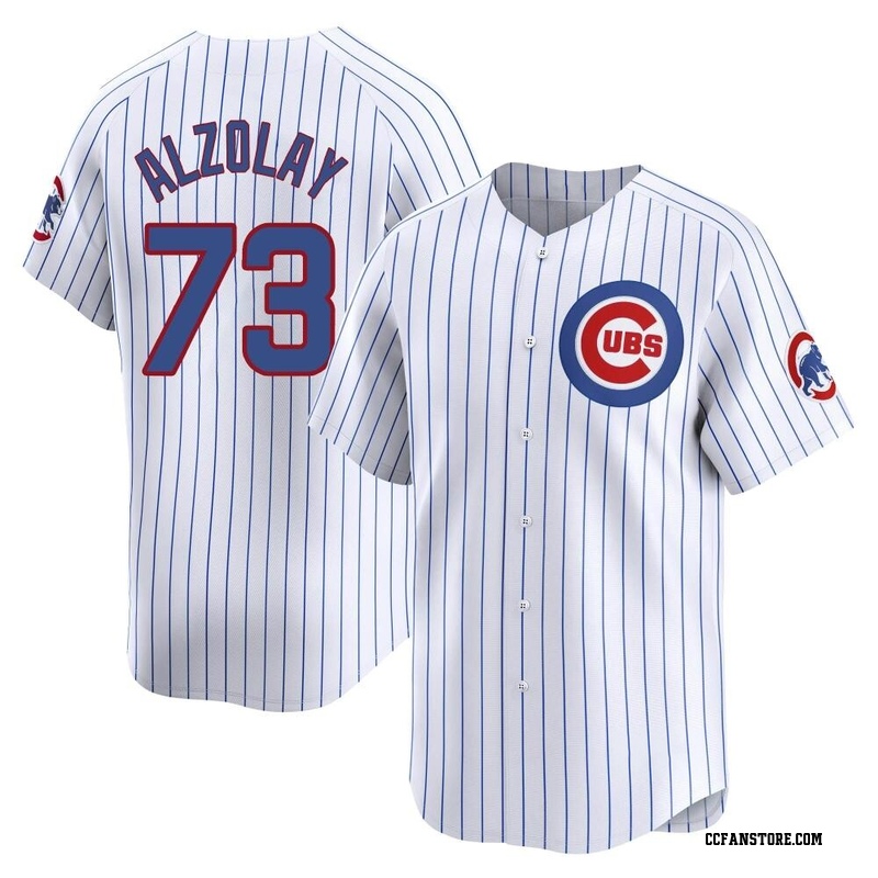 Limited Adbert Alzolay Youth Chicago Cubs White Home Jersey