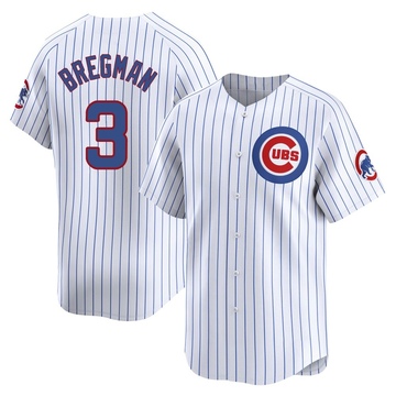 Limited Alex Bregman Youth Chicago Cubs White Home Jersey