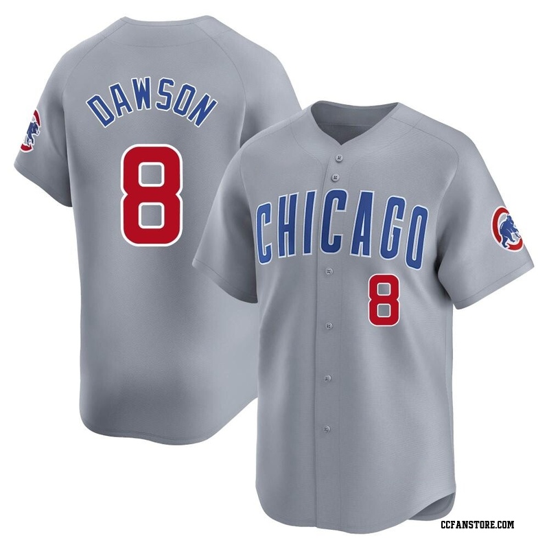 Limited Andre Dawson Youth Chicago Cubs Gray Road Jersey